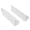 Baudelun 14 inch Tip Out Sink Tray, 2 Pack Molded
