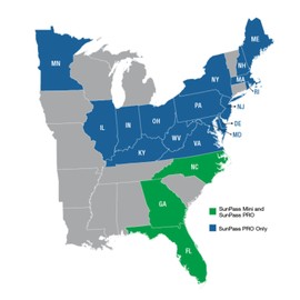 Florida SunPass Mini Sun Pass Sticker - New Version