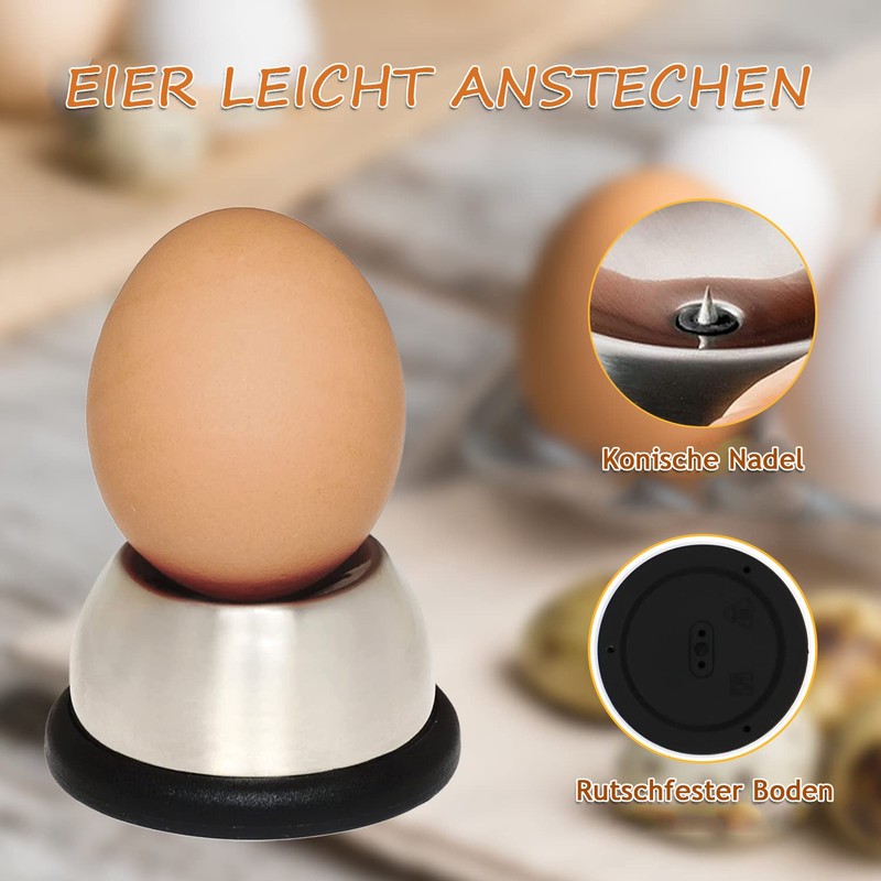 Egg Cutter Egg Picker Stainless Steel Egg Cutter with Lock