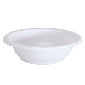 Party Dimensions Premium Heavy Weight Dessert Perfect White Excellent Small Plastic Disposable For Party Supplies & Catering Supplies, 100 Pcs, 5 oz. Bowl