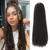 Beyond Beauty Passion Twist Hair 18Inch 6Packs Water Wave Crochet
