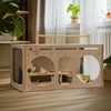 Mewoo Large Wooden Hamster Cage(40.3" L) with Openable Top and