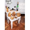 Verano Spanish Ceramics Olive Wood Handmade 5 Heart Shaped Drinking