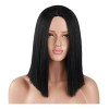 Jorla Peluca Cabello Lacia Negra Bob Mujer Fibra Natural Moderna