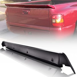 CROSSDESIGN SS Urethane Tailgate Intimidator Spoiler Wing Compatible with Chevy Silverado Sierra 1999-2006