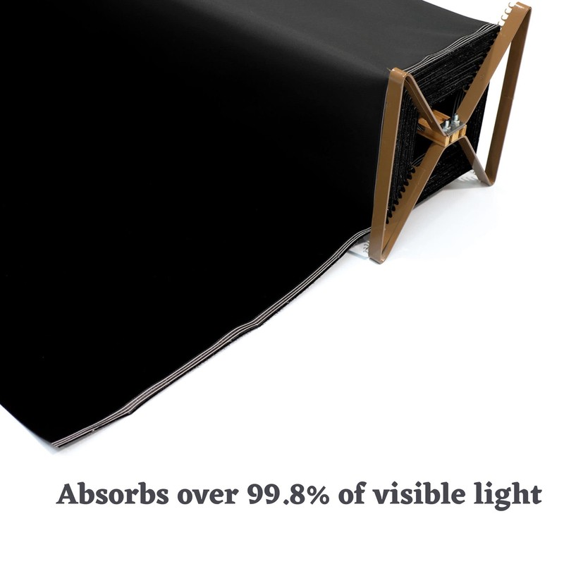 The Black Market Musou Black Fabric FR(Fire Resistant) - A4