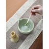 Artcome Matcha Tea Set with Pouring Spout - Green Ceramic