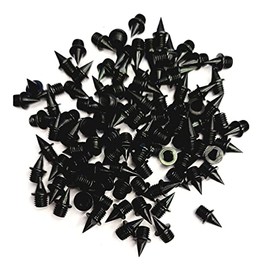 3/16" Aluminum Pyramid Spikes (100) (Black)