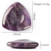 Artistone Amethyst Crystal Thumb Worry Stones Chakra Healing Crystals Stones