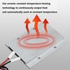 2PCS PTC Heating Element 110V AC/DC Insulated Constant Temperature Ceramic