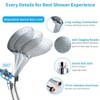 RENIST 3 Spray Settings High Pressure Handheld Shower Head Massage