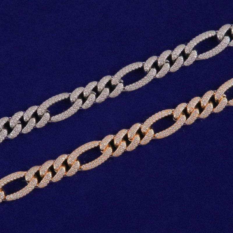 Eseres Figaro Chain Necklace for Men 12MM Figaro Link Chain