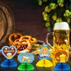10 PCS Oktoberfest Party Decorations Oktoberfest Honeycomb Centerpieces Oktoberfest Table