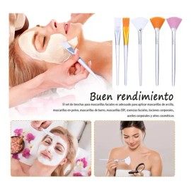 Kit 48 Brochas Premium Para Mascarilla Facial Serum Spa                                                                                               