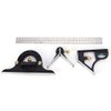 Stainless Steel Angle Ruler, Square Set Combination Square 0 180°