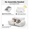 Made4Pets Cat and Dog Indoor Couch Bed, Soft Faux Fur