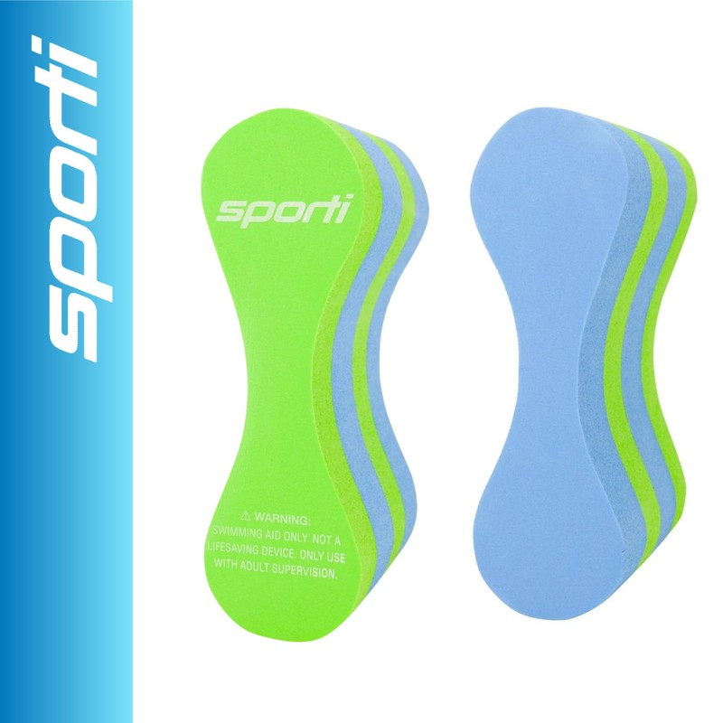 Sporti Junior Pull Buoy - Neon Green/Blue - Green