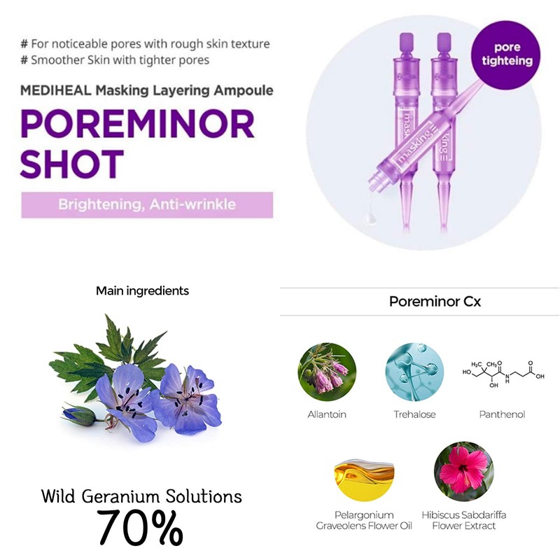 Masking Layering Ampoule, Pore Minor Shot