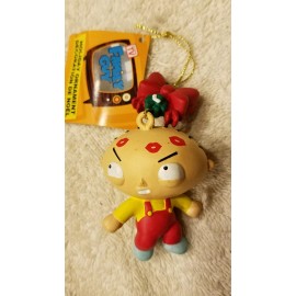 Family Guy STEWIE W MISTLETOE  CHRISTMAS ORNAMENT HOLIDAY  MINT 3"