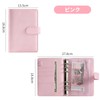 7JI Macaron Binder A6 PU Leather Notebook Binder with 6