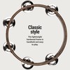 Meinl Percussion CTA2WB Wooden Tambourine with Stainless Steel Bells /