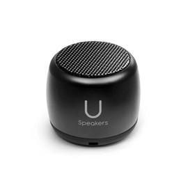 U Micro Speaker | Coin-Sized Portable Wireless Bluetooth 5.0 with Built-in Mic & Remote Shutter | Perfect Little Speaker for Home, Parties, Activities! Tiny Device, Rich Sound - Color: Gold
