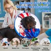 Medium Dog Cone Collar Alternative Soft Inflatable Donut Collar After