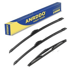 3 wipers Replacement for Ford Edge 2007 2008 2009 2010 2011 2012 2013 2014 Original Equipment Windshield Wiper Blades Set 26"+20"+14" (Set of 3) U/J HOOK