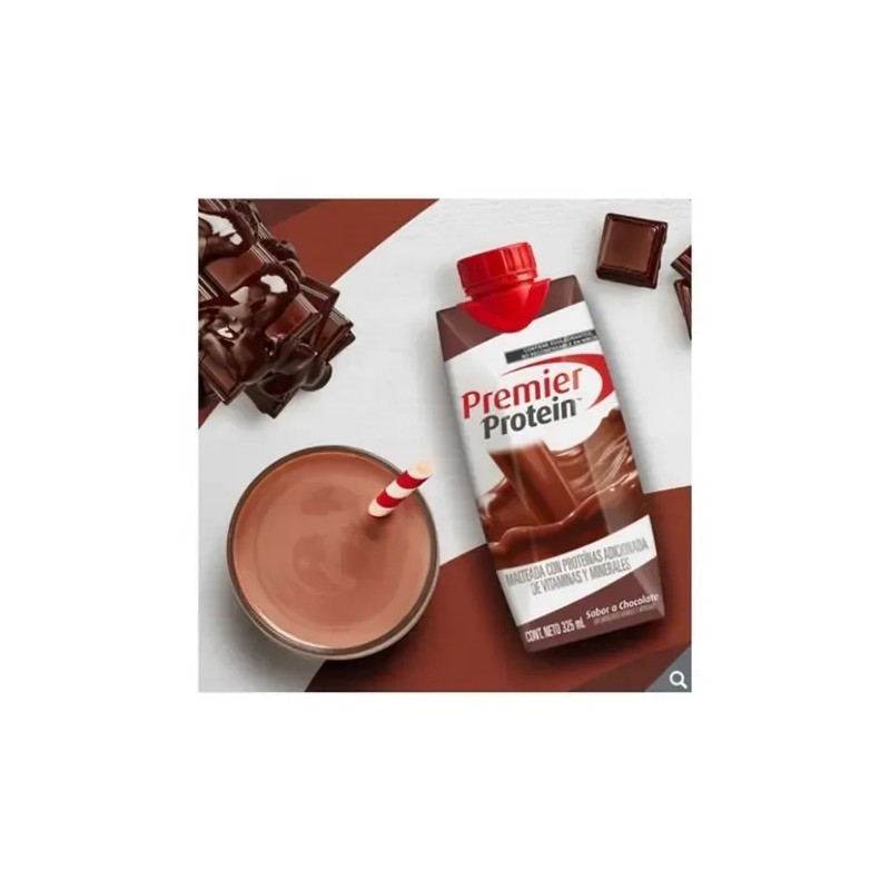 Malteada Con Proteína, Premier Protein, 18 Envases De 325 Ml