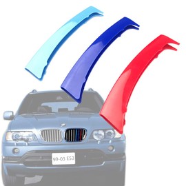 Lanyun X5 E53 grill 1999-2003 accessories m color grill insert trims grill stripes fit 99-03 e53 grill with 8 vertical beam