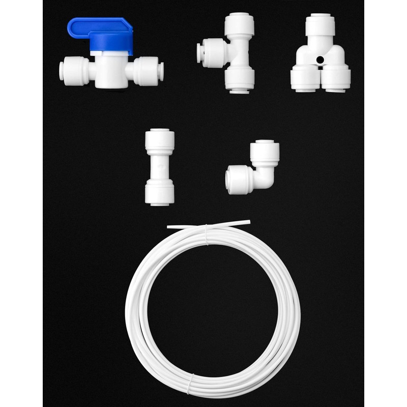 QWORK® 10 m 6.35 mm (1/4 inch) water inlet pipe,