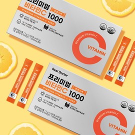 리얼닥터 프리미엄 비타민C 1000 (2g x 200포 x 2박스) Real Doctor Premium Vitamin C 1000 (2g x 200 packs x 2 boxes)