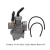 24mm Carburetor Assembly High Efficiency Metal Carb Replacement for 50cc