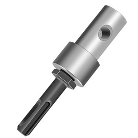 Earth Auger Drill Adapter for Corded Cordless Drill, Connect 4"/ 6" Auger to 1/2" SDS Plus Drill