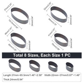 SUPERDANT Leather Punching Tools Die Cutter Cutting Mold Punching Die Set High Carbon Steel DIY Leather Hole Punch Tool Handmade DIY Leather Craft with Plastic Box