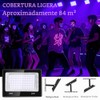 100W Luces Negras UV LED Reflector con 59in ON/OFF Enchufe(2PCS)