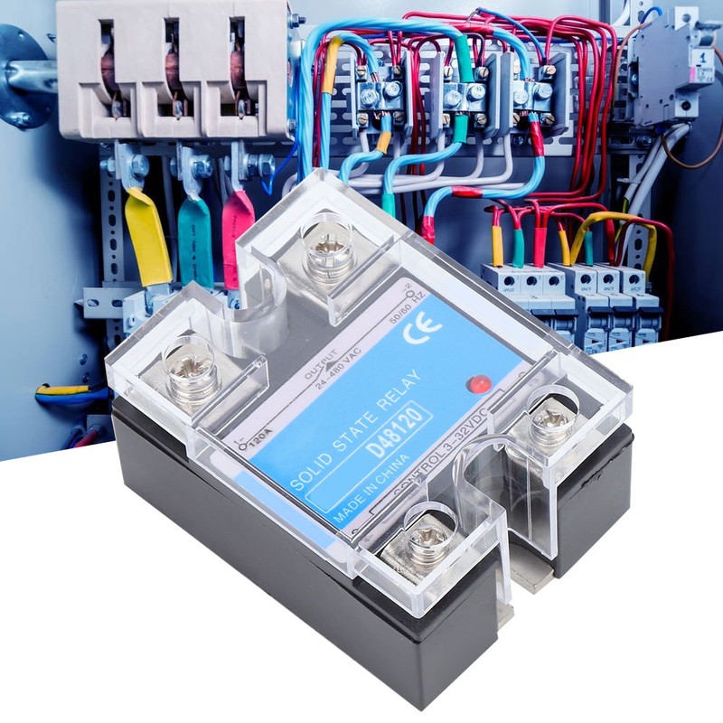 Solid State Relay 3-32VDC Input 24-480VAC Load DC AC SSR