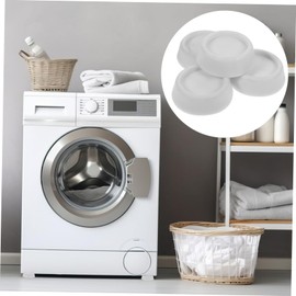 Tofficu 4Pcs Washer Vibration Foot Pads Noise Reducing Mat for Washing Machines Stabilizing Feet Support for Easy Cleaning Underneath Appliances