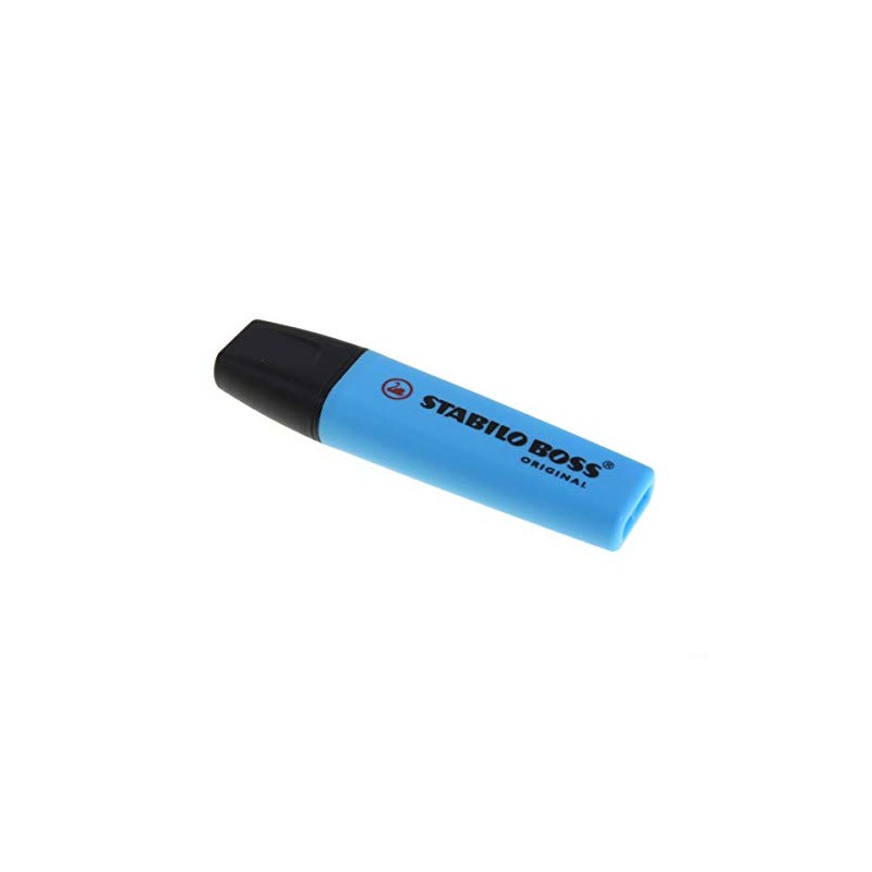 Boss Original highlighter - blue - chisel tip - line