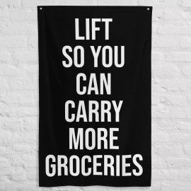 Warpathic Fit & Funny Vinyl Gym Banner