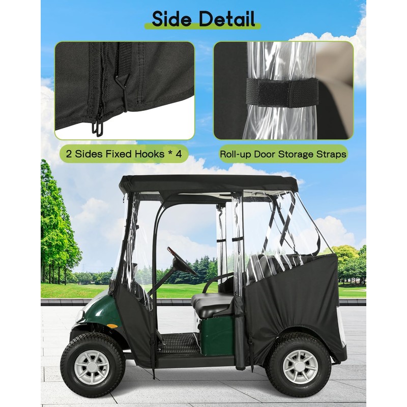 Golf Cart Enclosure 2 Passenger for Yamaha G29 Drive 2