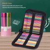 Pencil Case, Large 72 Slots Pencil Case, Portable Colouring Pencils