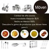 Moven|Set Cuchara Cafetera y Té |Sofia |12 Piezas |Cuberteria de