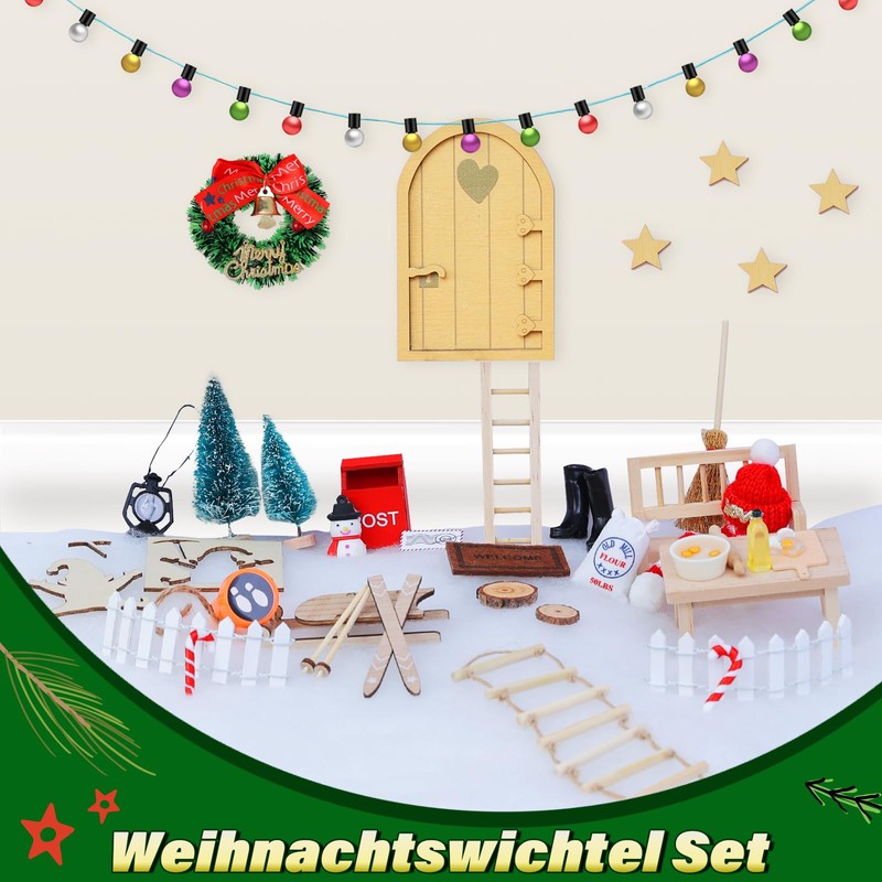 Advent Calendar with Gnome Door