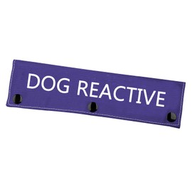 Dog Reactive Leash Sleeve Nervous Dog Leash Wrap Reactive Dog Patch (Dog Reactive)