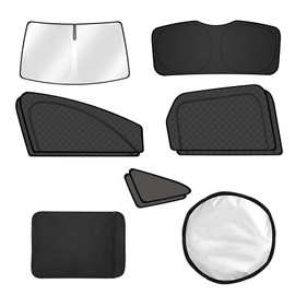 FIILINES 8PCS Window Shades Kit for 2020-2025 Ford Escape, 2 in 1 Sun Protection & Breathability Double Layer Sunshades with UV100% Block & Privacy Protection for Side/Rear/Windshield Accessories