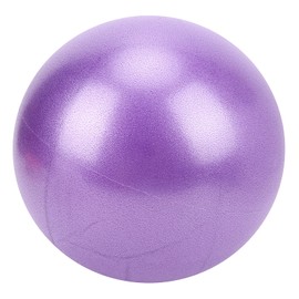 QANYEGN 25cm Heavy Duty Yoga Exercise Ball, 3 Colors Pilates Workout Equipment, PVC Material Pilates Ball for Home Gym Accessory(Purple)