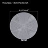 MECCANIXITY 5pcs 6" Plastic Mesh Canvas Sheet 13 Count Round