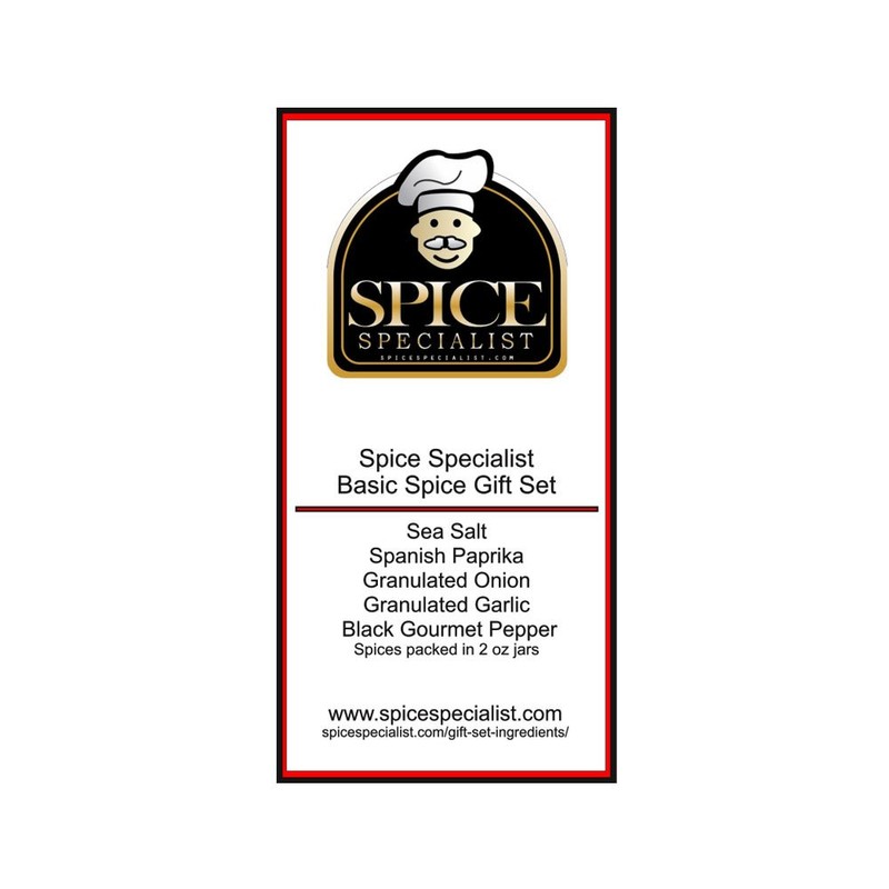 Basic Spice Gift Set by Chef Cherie - Contains 5