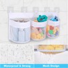 60cm Mesh Bath Toy Storage Organizer with 3 Large Compartments